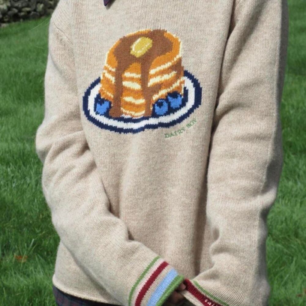 Dairy Boy Tall Stack Pancake Sweater XL/XXL
